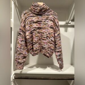 colorful ALC wool turtleneck